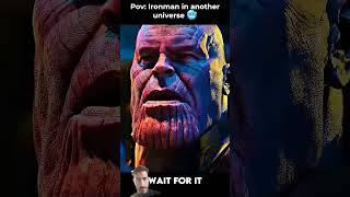 iron amn vs Thanos marvel thanos ironman mcu avengers coldestmoment marveledits status [upl. by Burnaby]