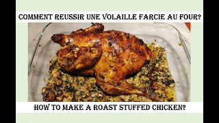 REUSSIR UNE VOLAILLE FARCIE AU FOUR 😎 4K VIDEO [upl. by Notsgnal]