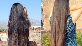 Hair before and after this hair dip  hair smoothing treatment at home [upl. by Toille313]