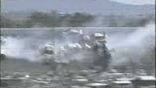 Ricky Cravens spectacular crash at Talladega [upl. by Nowahs770]