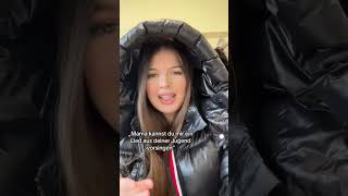 Black long down puffy coat with a hood Moncler long down jacket Длинный пуховик Moncler [upl. by Domenech]