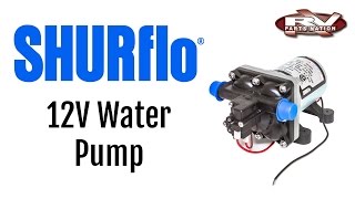 RV Water Pump SHURflo 12 volt 4008101E65 [upl. by Bysshe73]