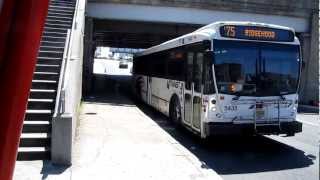 NJT NABI 40SFW 5435 on the 175 to Ridgewood Outside in HD [upl. by Ainoet]