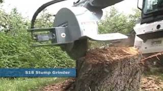 Baumalight S18 Skid Steer Stump Grinder [upl. by Adikam]