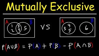 Probability of Mutually Exclusive Events With Venn Diagrams [upl. by Alat]