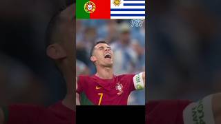 Portugal VS Uruguay FIFA World Cup2022shortscr7portugaluruguayfifaworldcupFS25productions [upl. by Shishko]