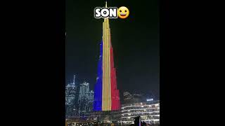 Country Flag On Burj Khalifa😈 automobile thar attitude daku modified crazyxyz trend viral [upl. by Nehgam415]