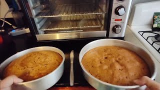 Receta y como Hornear 2 pasteles de Zanahoria en horno eléctrico [upl. by Maxa]