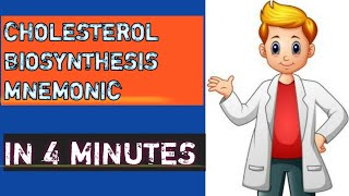 CHOLESTEROL BIOSYNTHESIS MNEMONIC HOW TO REMEMBER STEPS OF CHOLESTEROL BIOSYNTHESIS IN 4 MINUTES [upl. by Macmillan]