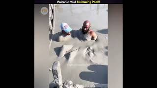 Satisfying Volcanic Ash Mud Swimming Pool in Colombia shorts [upl. by Guntar]