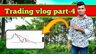 Trading vlog part4  10k 30 days challenge 🫣🥳 options trading for beginners [upl. by Mariann480]