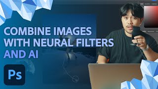 Combine Images Using Neural Filters amp AI in Photoshop  Photoshop in Five  Adobe Photoshop [upl. by Oigaib]