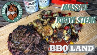 How to reverse sear a Ribeye steak on the Kamado Joe Classic ii Badass Beef Company [upl. by Uhayile]