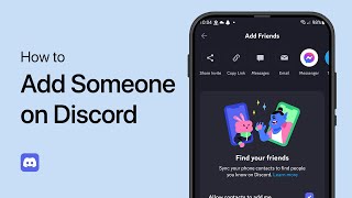 How To Add Someone On Discord Mobile  Tutorial [upl. by North]