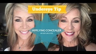 Update Makeup Trick for Crepey Under Eyes [upl. by Iah940]