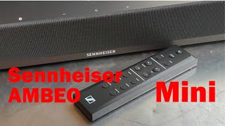 Sennheiser AΜΒEΟ Mini 2023  Soundbar review and deep unboxing [upl. by Bunns]