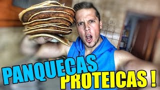 RECEITAS FIT  Panquecas Super Proteicas [upl. by Eitsyrk]