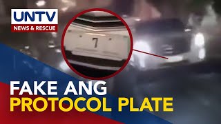 Protocol plate no 7 ng viral SUV sa EDSA Busway fake – LTO [upl. by Sudoeht]