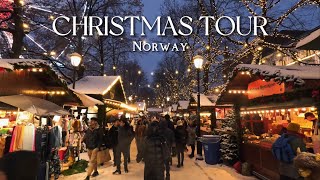 🇳🇴 An Enchanting Christmas Tour in Oslo  From Grünerløkka to the Christmas Market 🎄 [upl. by Siegler]