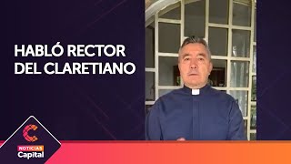 Rector del Colegio Claretiano de Bosa se pronuncia sobre la irrupción de un helicóptero en su sede [upl. by Kcirb]