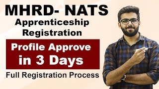 MHRD NATS Registration  Profile Approve in 3 DAYS  Full Registration Process [upl. by Ahtiekahs]