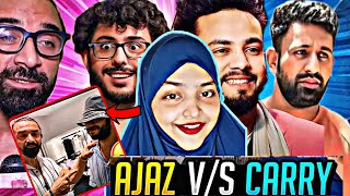 CARRYMINATI VS AJAZ KHAN  ELVISH YADAV amp RAJAT DALAL REPLIED carryminati elvishyadav [upl. by Kayley575]