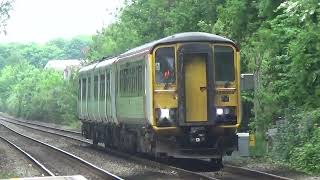 Cwmbran train station train going to Rhyl [upl. by Hedve]