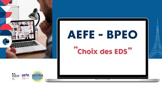 Conférence de lAEFE  BPEO  Choix des EDS [upl. by Acinomal]