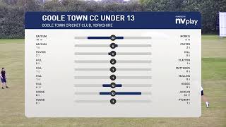 Goole Town CC U13 v Frickley Colliery CC U13 [upl. by Neelrac]