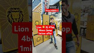 Lion 🦁 jaali Dj Setup djbox kolkatadjmarket djsetup djmarketkolkata skelectronics soundsystem [upl. by Notnil]