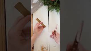 Papierstern als Geschenkanhänger zu Weihnachten diy [upl. by Eelirak]