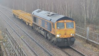 GBRf 66733 At SheffieldBeighton Jn From Scunthorpe Trent TC To Eastleigh East Yard [upl. by Oicaroh]