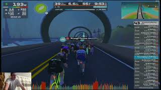 Zwift Race Community Racing Team Italy Seaside Sprint [upl. by Aihk813]