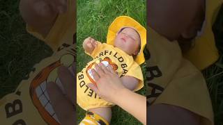 Sleeping reborn baby boy  silicone reborn baby doll sleeping reborns sleepingbaby [upl. by Llennahs]