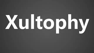 How to Pronounce Xultophy [upl. by Celestyn828]