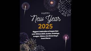 Happy New Year Wishes 2025  New Year 2025  Wishforbes [upl. by Haerb]