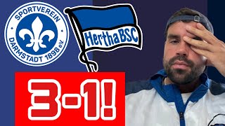 SV Darmstadt  Hertha BSC 13 11 Analyse amp Spielernoten VARGer [upl. by Seuguh]