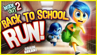 Inside Out Back to School Run  Brain Break  Just Dance  Danny Go Noodle  Freeze Dance [upl. by Eiramik]