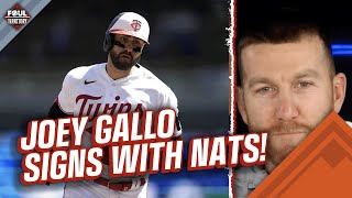 BREAKING Joey Gallo signs with Nationals  Instant Reaction [upl. by Htebirol]