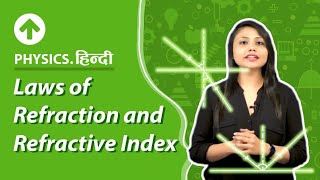 Laws of Refraction and Refractive Index  Hindi  Physics [upl. by Gotthard852]