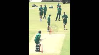 Azam khan Batting Practice Against Shaheen [upl. by Akcirret]