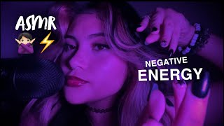 ASMR  Close Up Pulling Out NEGATIVE ENERGY you are so tired 🧿 [upl. by Tine]