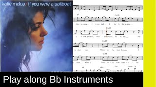 If You Were a Sailboat Katie Melua 2007 BbInstrument Play along [upl. by Kienan]