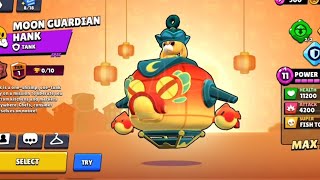 Moon🌙 Guardian Hank Gameplay  Winning animation  Losing animation BrawlStars supercell [upl. by Hock]