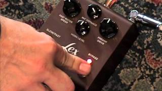 STRYMON Lex Rotary leslie guitar effects pedal demo [upl. by Thad]