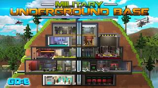 Military Underground Base Trailer  A Minecraft Marketplace RolePlay Map [upl. by Phillida53]