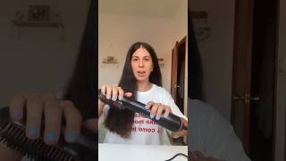 😱CEPILLO ALISADOR DE SHEIN pelo cabello reaction peinados [upl. by Ateinotna]