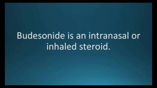 How to pronounce budesonide Pulmicort Memorizing Pharmacology Flashcard [upl. by Atikaj]