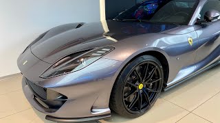 Ferrari 812 GTS in Grigio GTS  Walkaround [upl. by Marian]