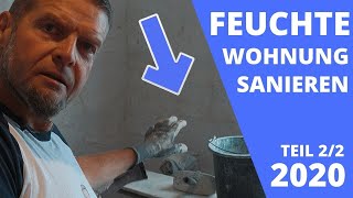 Feuchtigkeit in der Wohnung beseitigen  Selber machen Sanierung Teil 22 vom Umbauheld 2020 [upl. by Jarlathus132]